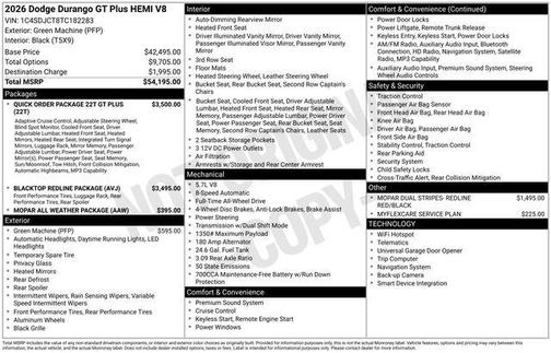 2026 Dodge Durango GT Plus