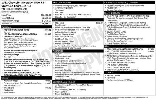 2022 Chevrolet Silverado 1500 RST