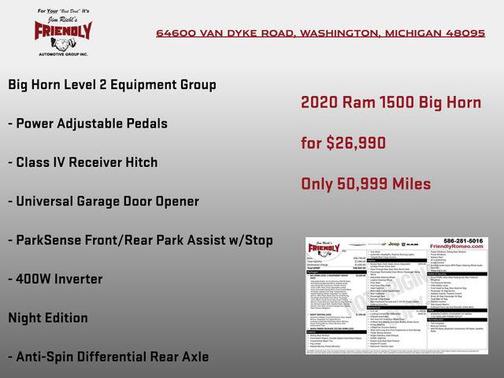 2020 RAM 1500 Big Horn/Lone Star