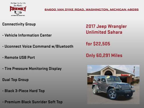 2017 Jeep Wrangler Unlimited Sahara