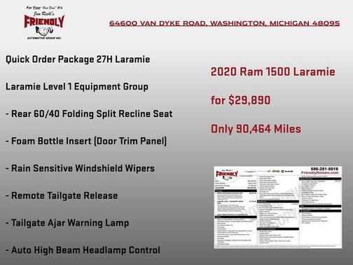 2020 RAM 1500 Laramie