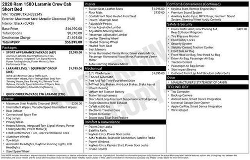 2020 RAM 1500 Laramie