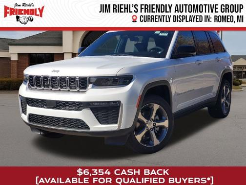 Bright White Clearcoat 2026 Jeep Grand Cherokee Limited 4x2