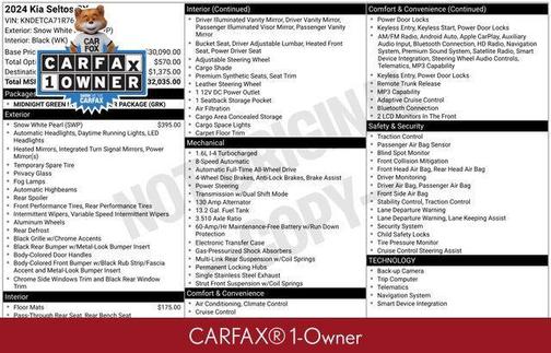 2024 Kia Seltos SX Turbo