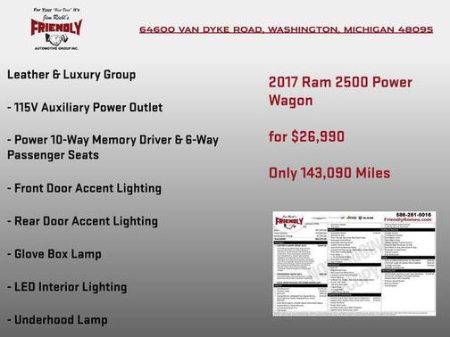 2017 RAM 2500 Power Wagon