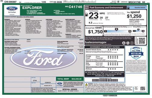 Oxford White 2021 Ford Explorer XLT