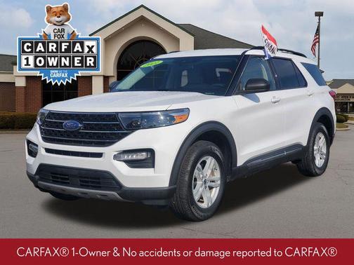 Oxford White 2021 Ford Explorer XLT
