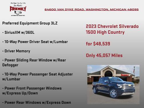 2023 Chevrolet Silverado 1500 High Country