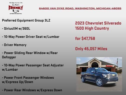2023 Chevrolet Silverado 1500 High Country