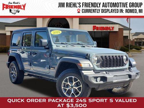 Anvil Clear Coat 2024 Jeep Wrangler Sport S