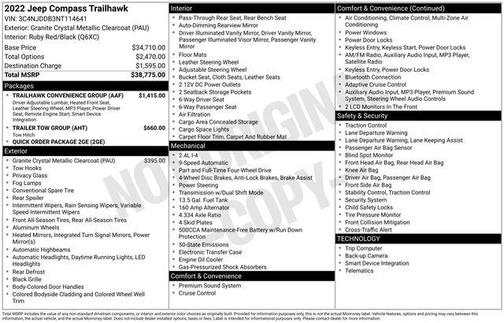 2022 Jeep Compass Trailhawk