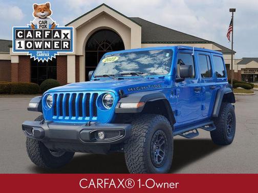 Hydro Blue Pearlcoat 2022 Jeep Wrangler Unlimited High Tide 4x4