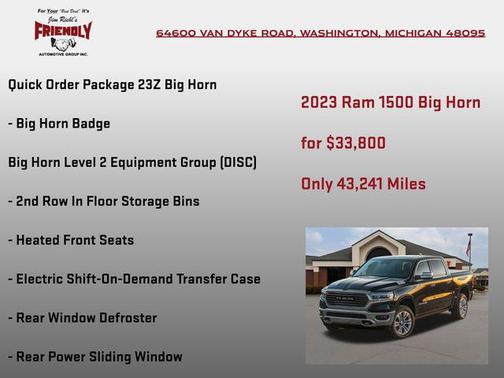 2023 RAM 1500 Big Horn/Lone Star