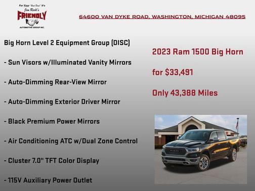 2023 RAM 1500 Big Horn/Lone Star