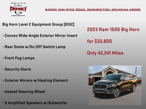 2023 RAM 1500 Big Horn/Lone Star