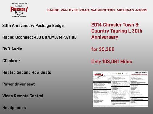 2014 Chrysler Town & Country Touring-L