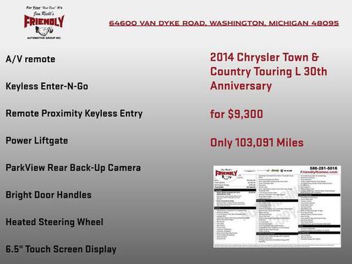 2014 Chrysler Town & Country Touring-L