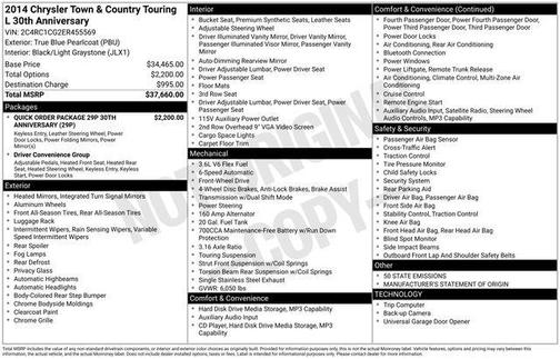 2014 Chrysler Town & Country Touring-L