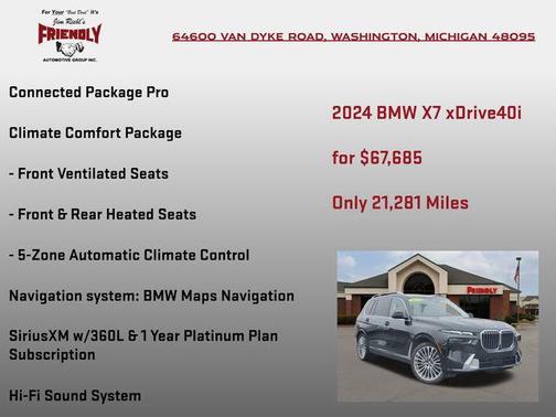 2024 BMW X7 xDrive40i