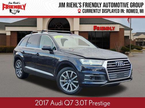 Ink Blue Metallic 2017 Audi Q7 3.0T Prestige