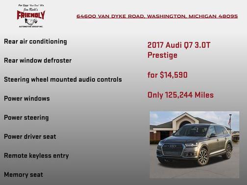 2017 Audi Q7 3.0T Prestige