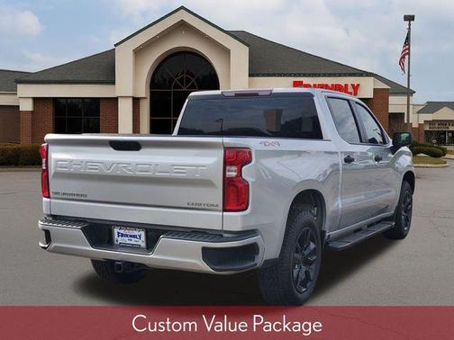 Silver Ice Metallic 2021 Chevrolet Silverado 1500 Custom