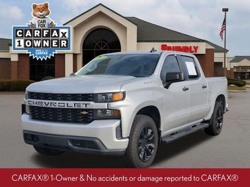 Silver Ice Metallic 2021 Chevrolet Silverado 1500 Custom