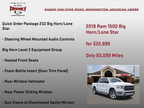 2019 RAM 1500 Big Horn