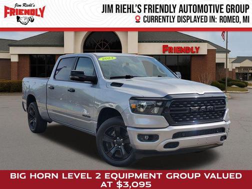 Billet Silver Metallic Clearcoat 2023 RAM 1500 Big Horn/Lone Star