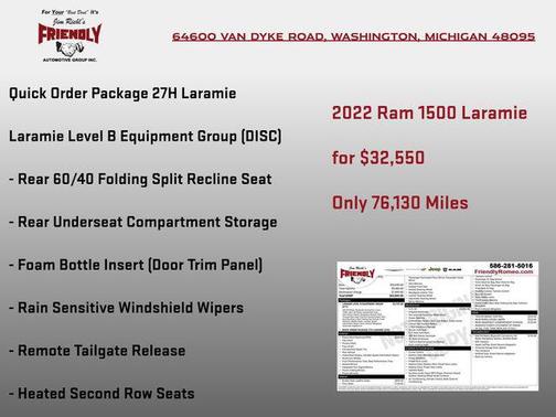 2022 RAM 1500 Laramie