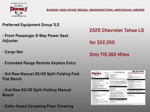 2020 Chevrolet Tahoe LS