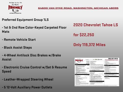 2020 Chevrolet Tahoe LS