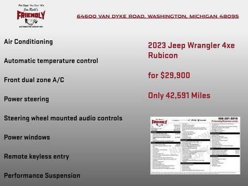 Sting-Gray Clearcoat 2023 Jeep Wrangler 4xe Rubicon