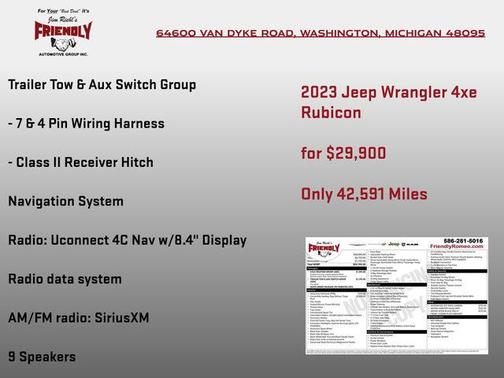 Sting-Gray Clearcoat 2023 Jeep Wrangler 4xe Rubicon