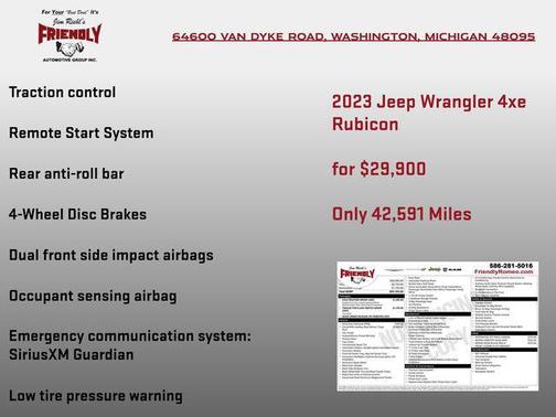 Sting-Gray Clearcoat 2023 Jeep Wrangler 4xe Rubicon