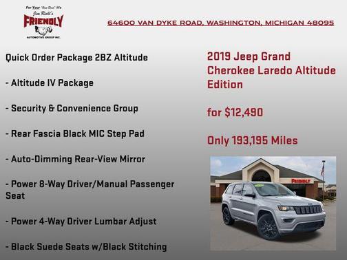 Billet Silver Metallic Clearcoat 2019 Jeep Grand Cherokee Altitude