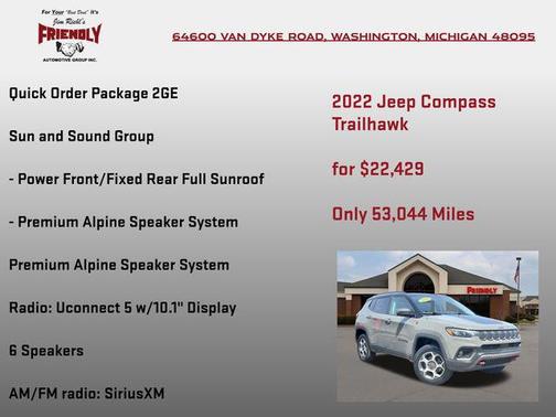 Sting-Gray Clearcoat 2022 Jeep Compass Trailhawk
