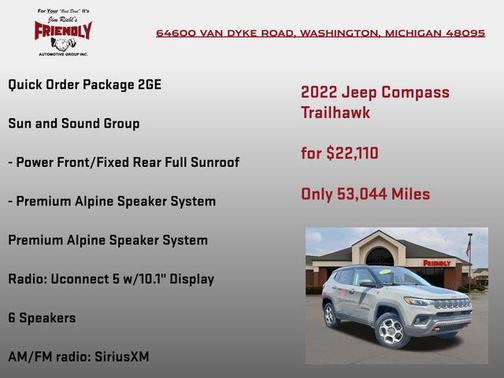 Sting-Gray Clearcoat 2022 Jeep Compass Trailhawk