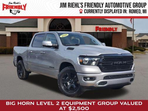 Billet Silver Metallic Clearcoat 2020 RAM 1500 Big Horn/Lone Star