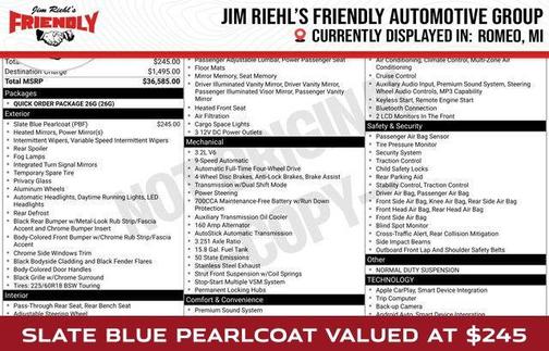 Slate Blue Pearlcoat 2020 Jeep Cherokee Limited