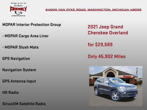 2021 Jeep Grand Cherokee Overland