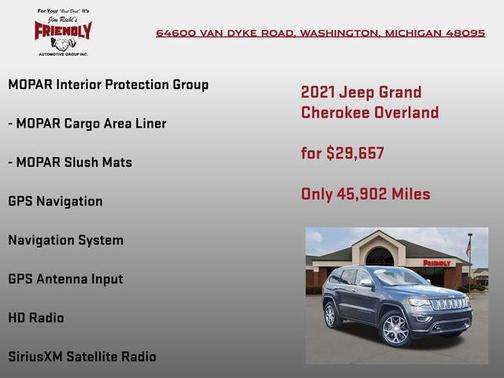 2021 Jeep Grand Cherokee Overland