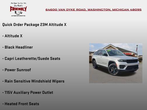 Silver Zynith 2024 Jeep Grand Cherokee Altitude