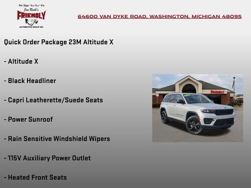 Silver Zynith 2024 Jeep Grand Cherokee Altitude