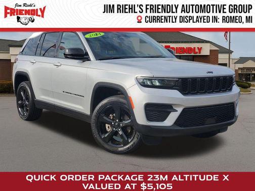 Silver Zynith 2024 Jeep Grand Cherokee Altitude