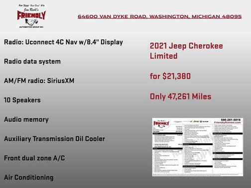 2021 Jeep Cherokee Limited