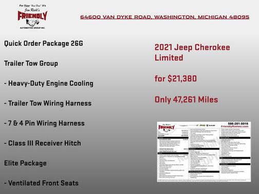 2021 Jeep Cherokee Limited