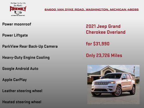 2021 Jeep Grand Cherokee Overland