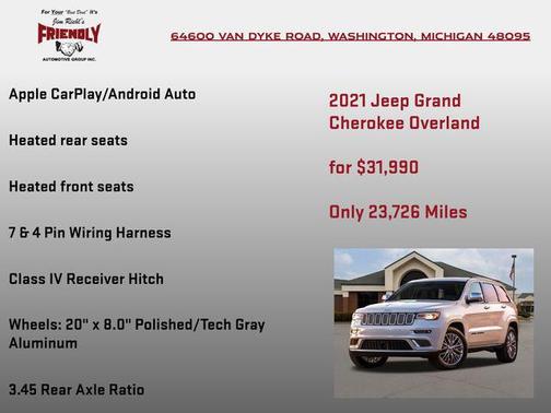 2021 Jeep Grand Cherokee Overland
