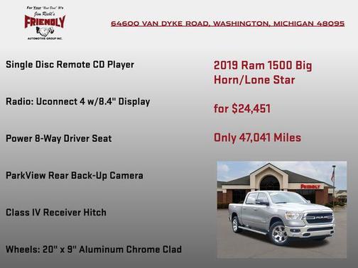 2019 RAM 1500 Big Horn